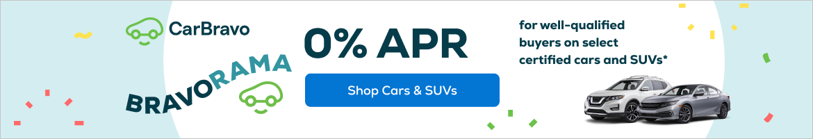 Bravorama 0% APR on Cars & SUVs