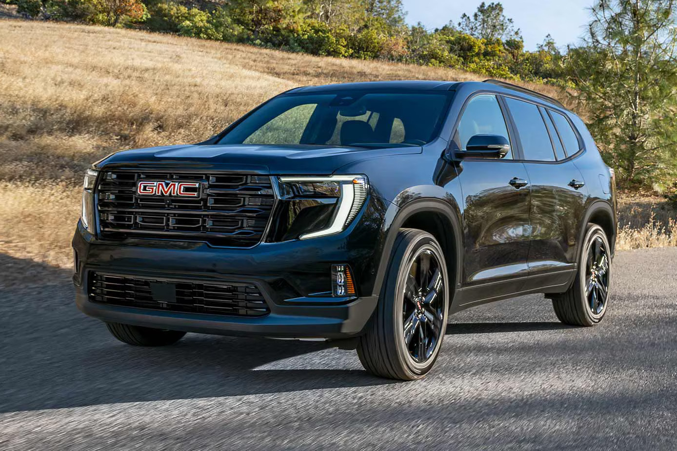 2026 GMC Acadia on the road