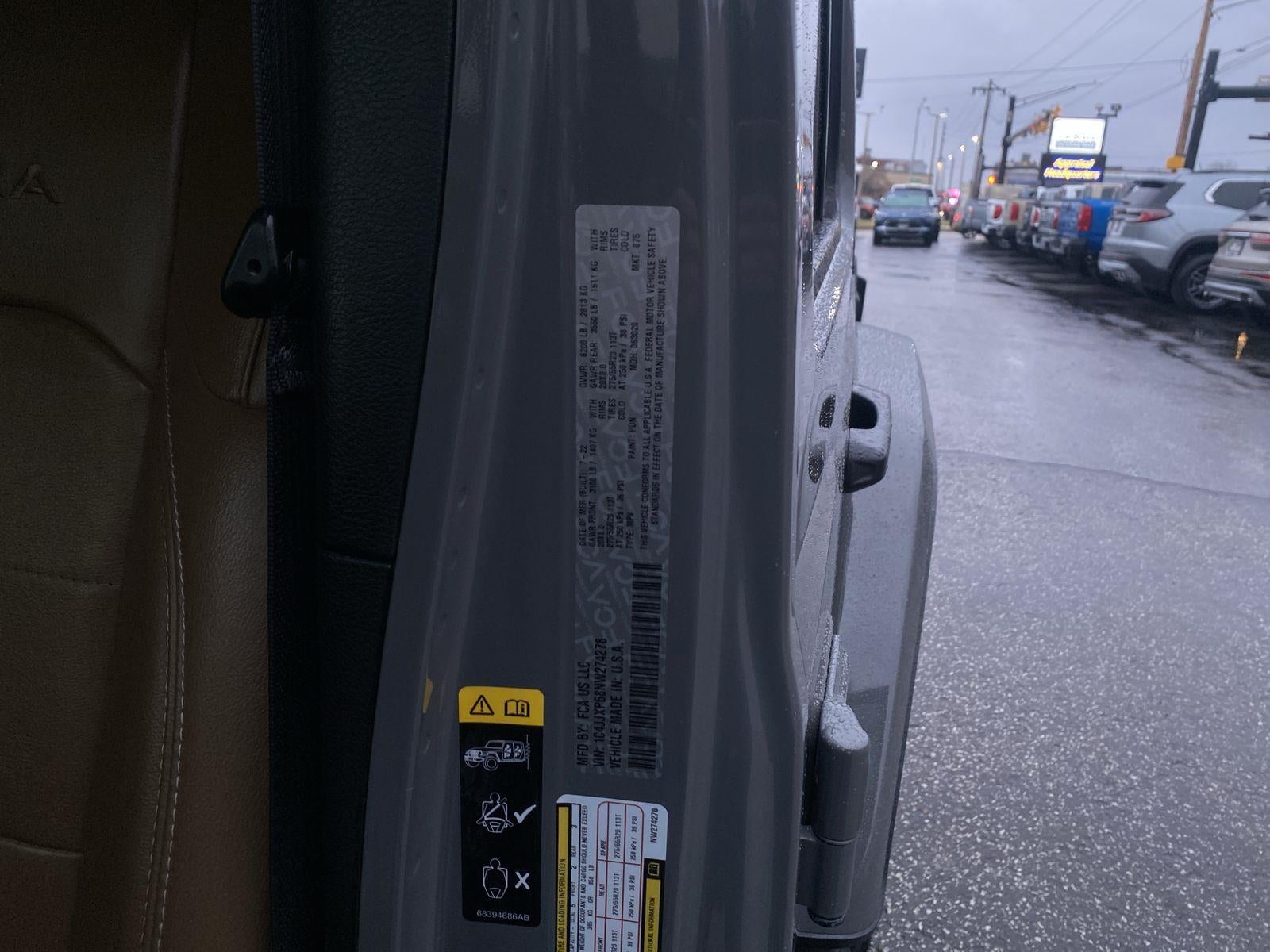 2022 Jeep Wrangler 4xe Unlimited Sahara 4x4