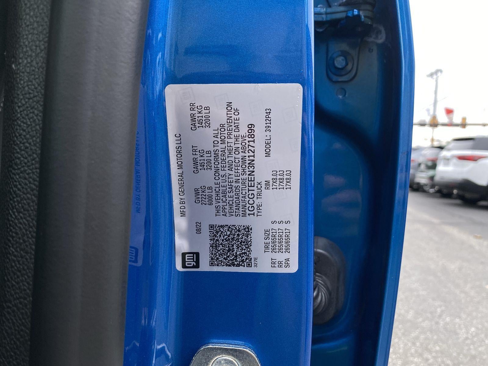 2022 Chevrolet Colorado ZR2