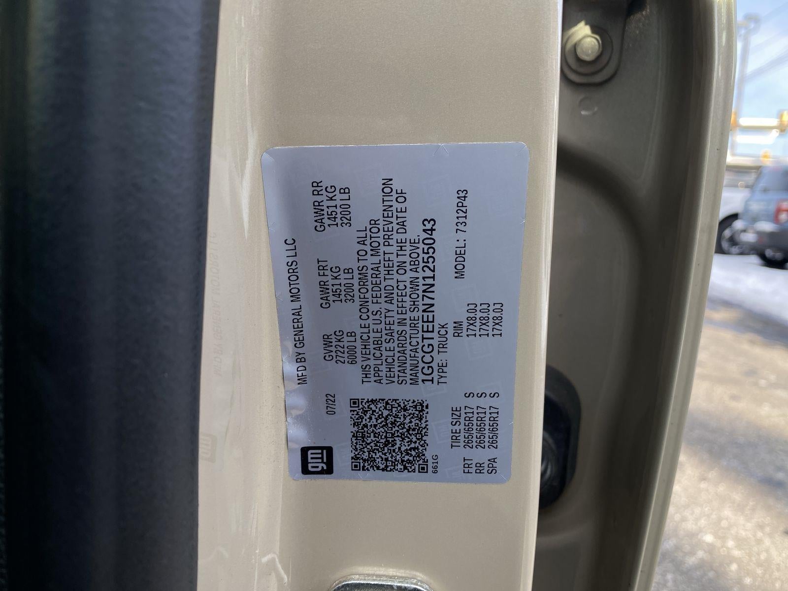 2022 Chevrolet Colorado ZR2