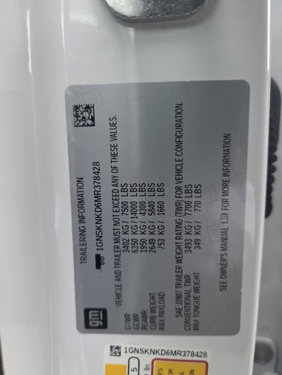 2021 Chevrolet Tahoe LT