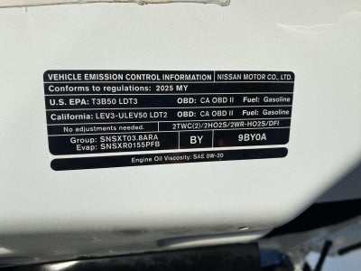 2025 Nissan Frontier King Cab SV 4x4