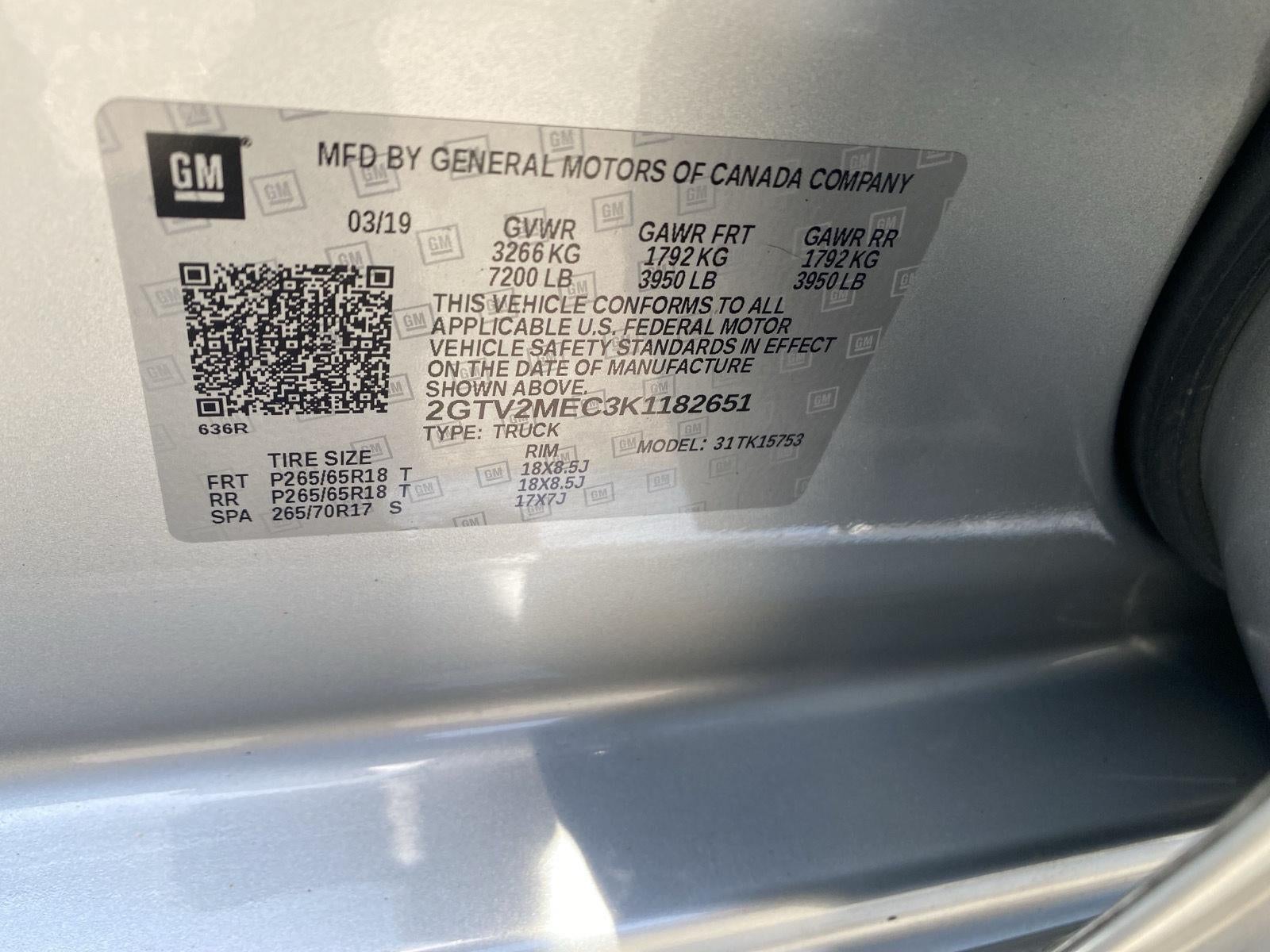 2019 GMC Sierra 1500 Limited SLE