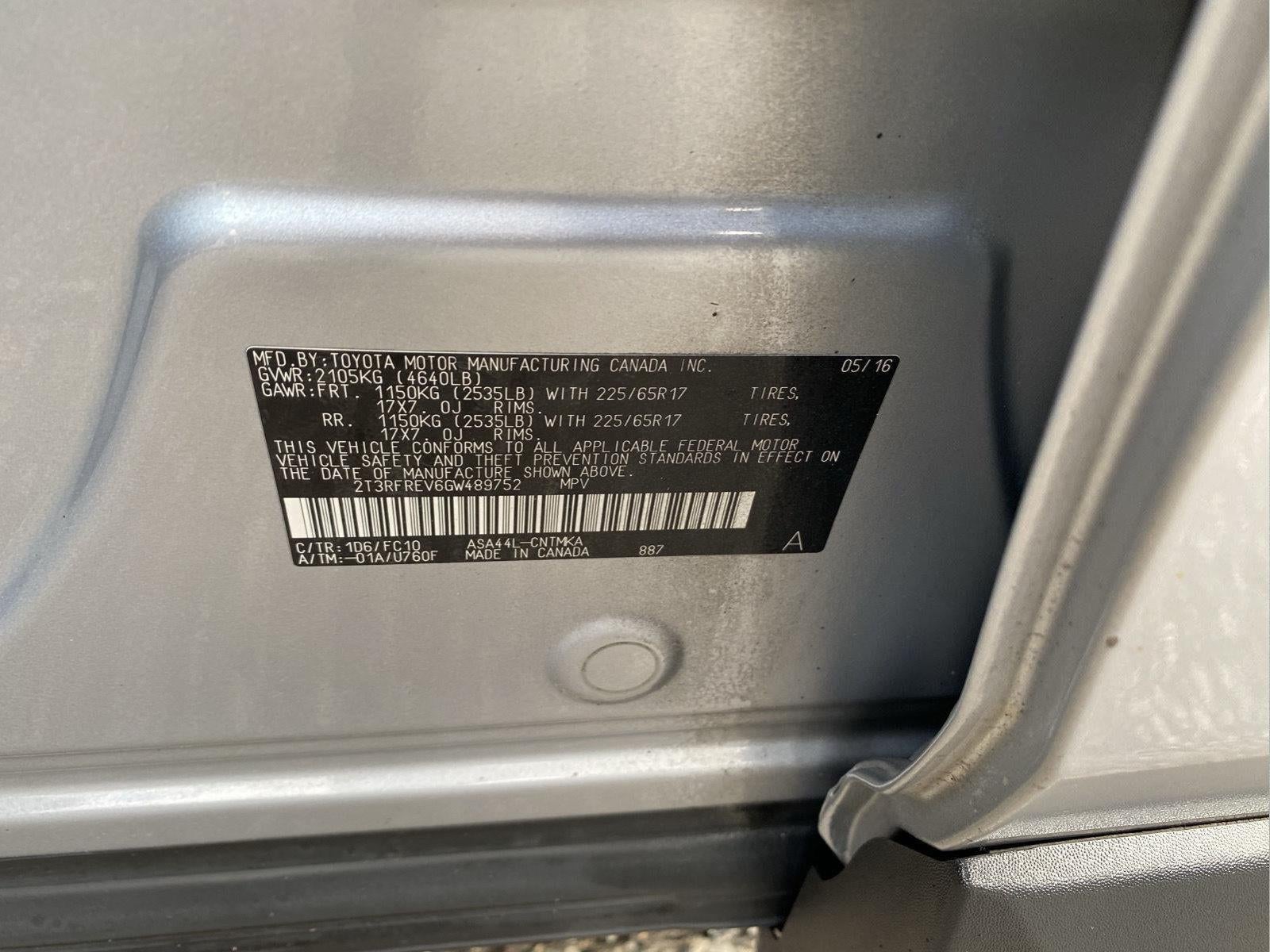 2016 Toyota RAV4 XLE