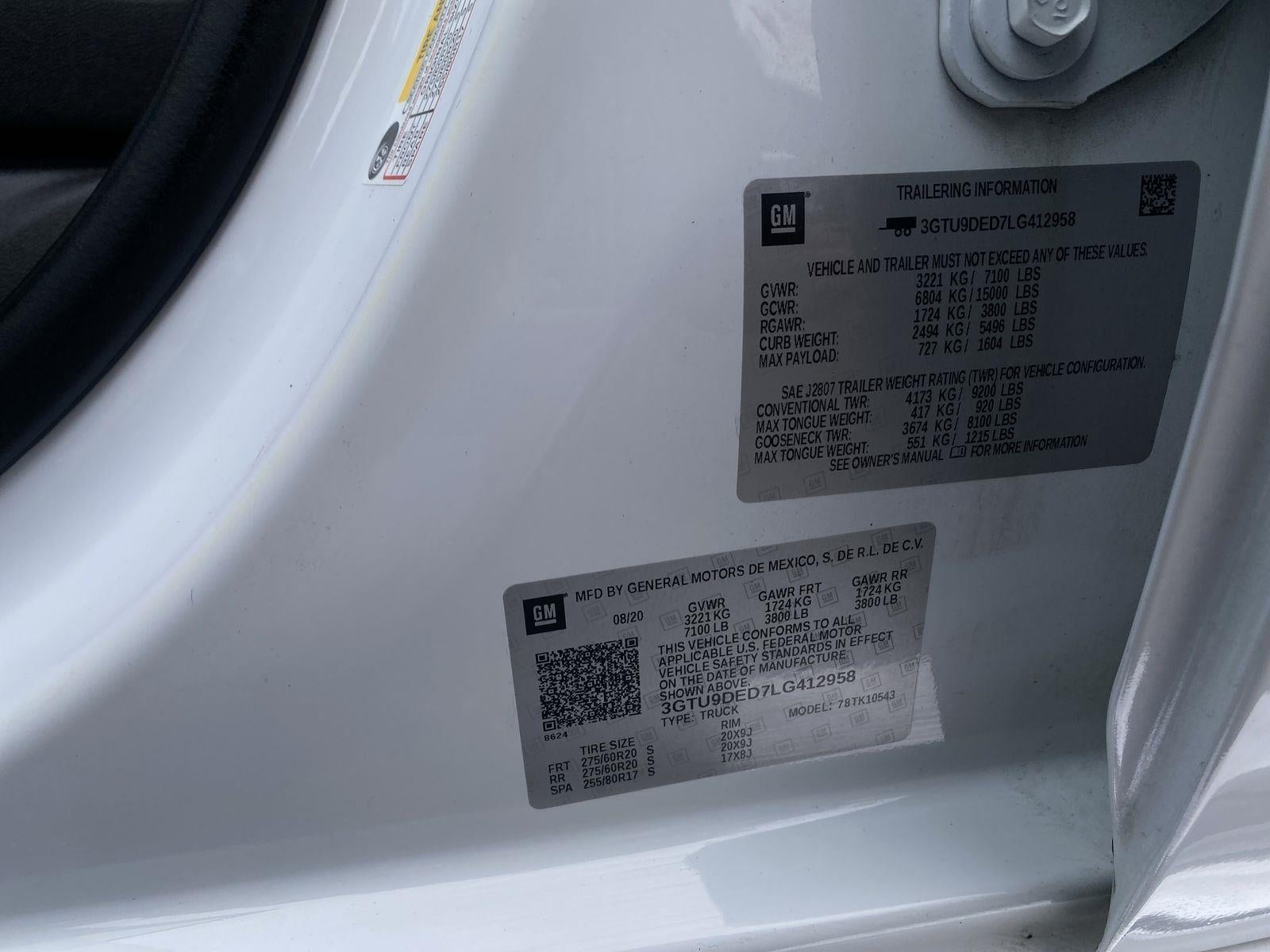 2020 GMC Sierra 1500 SLT