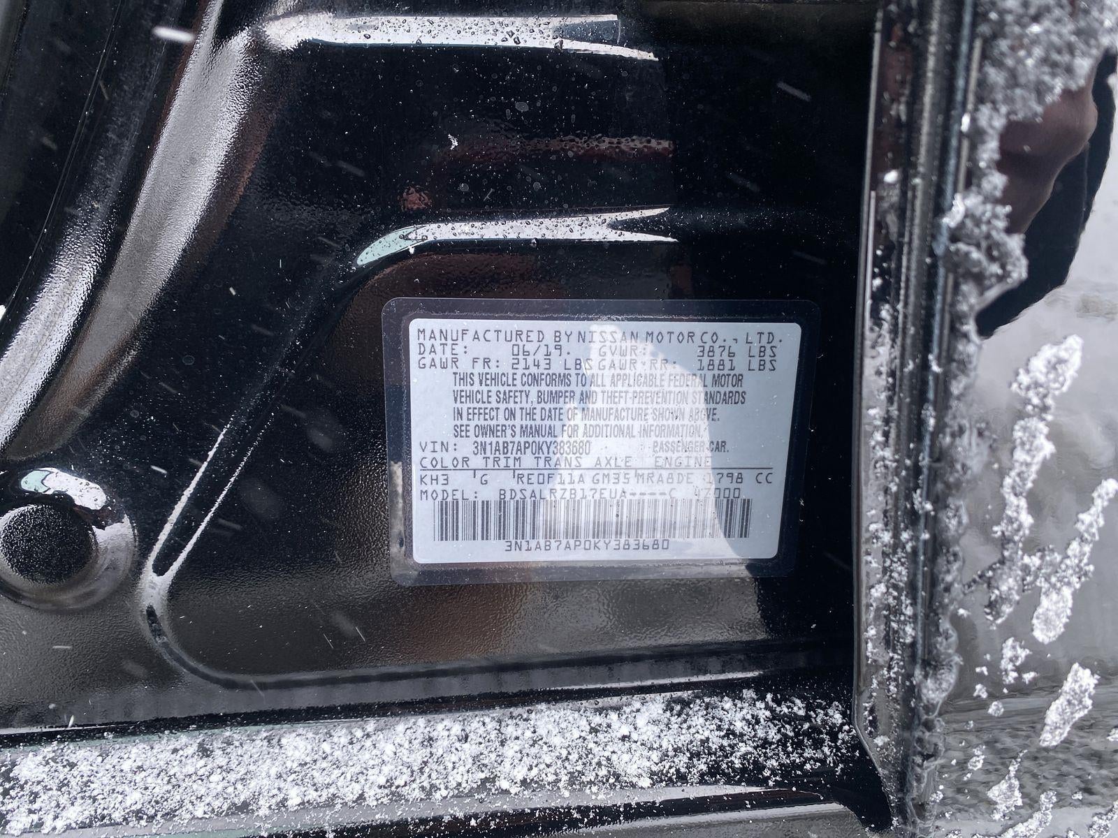 2019 Nissan Sentra SR