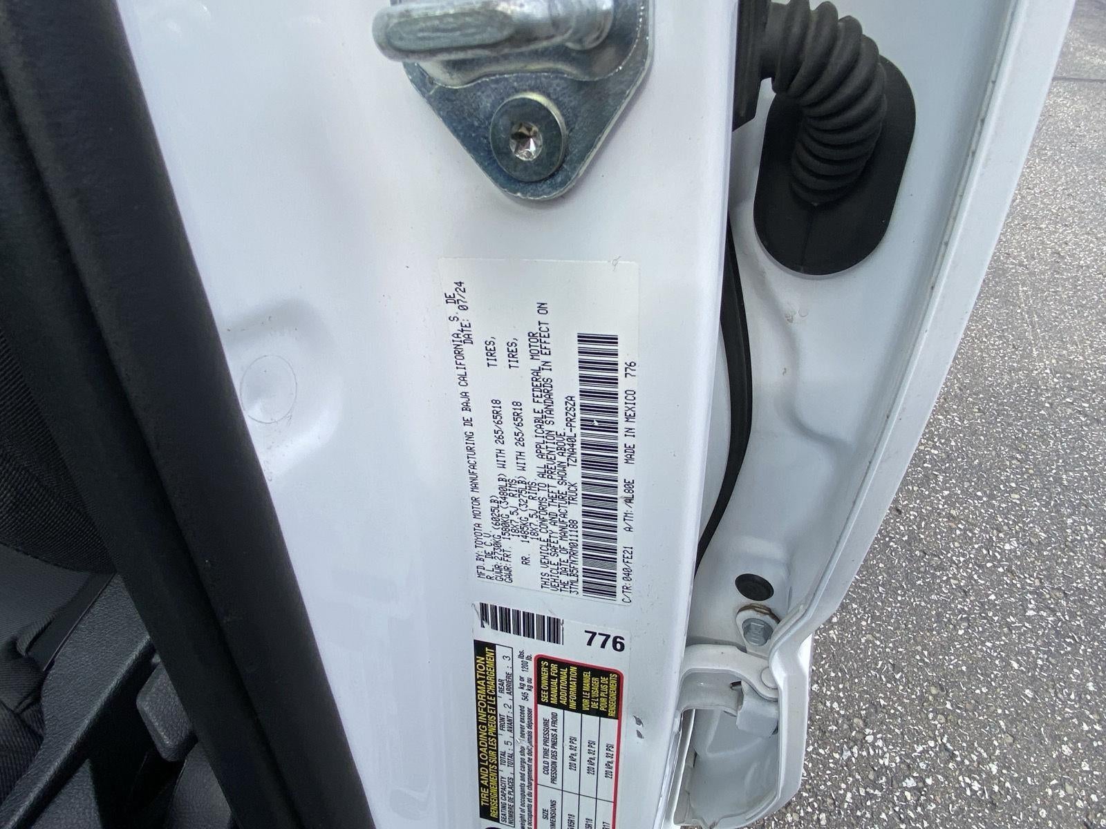 2024 Toyota Tacoma 2WD SR5