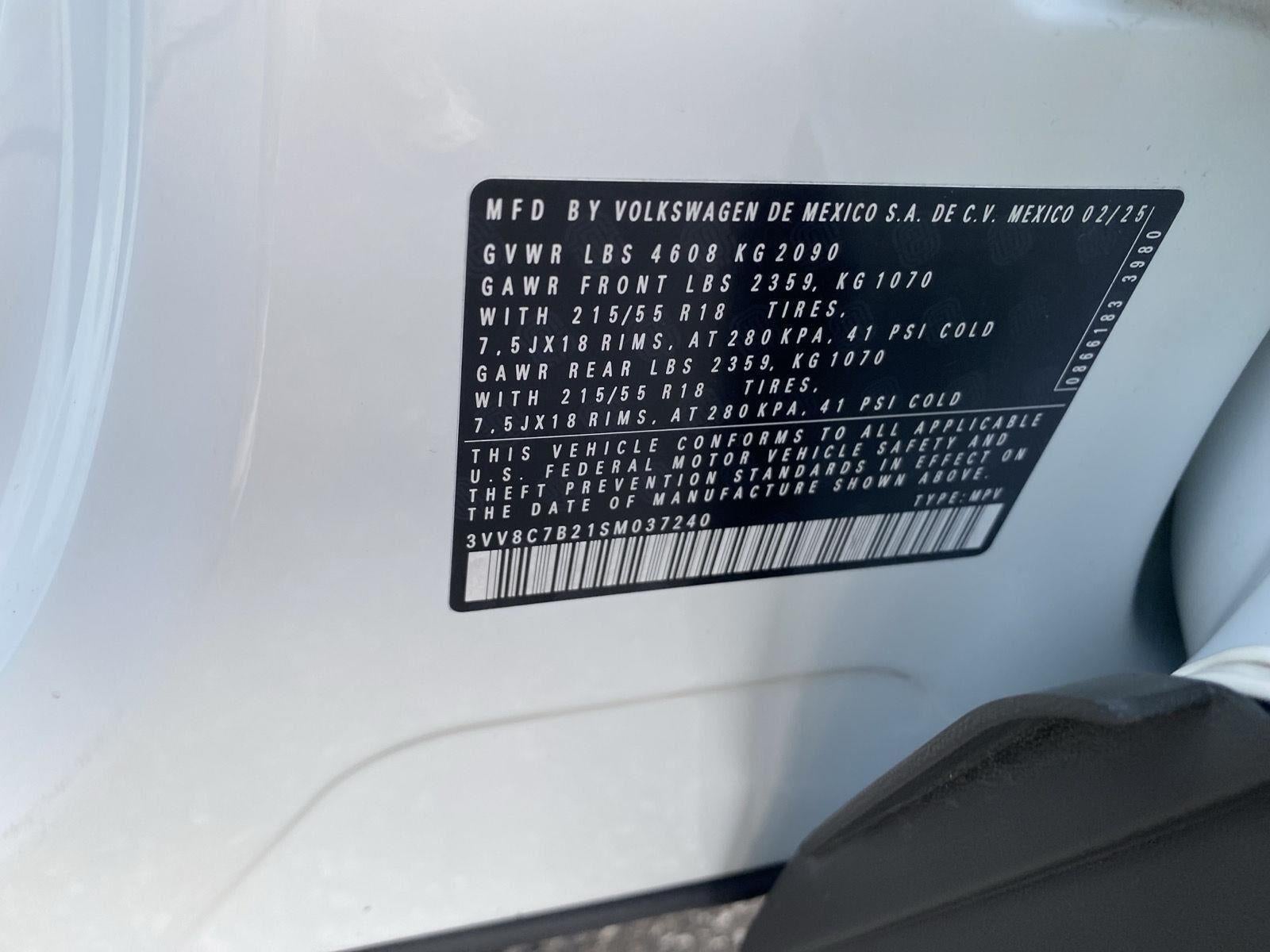 2025 Volkswagen Taos 1.5T S