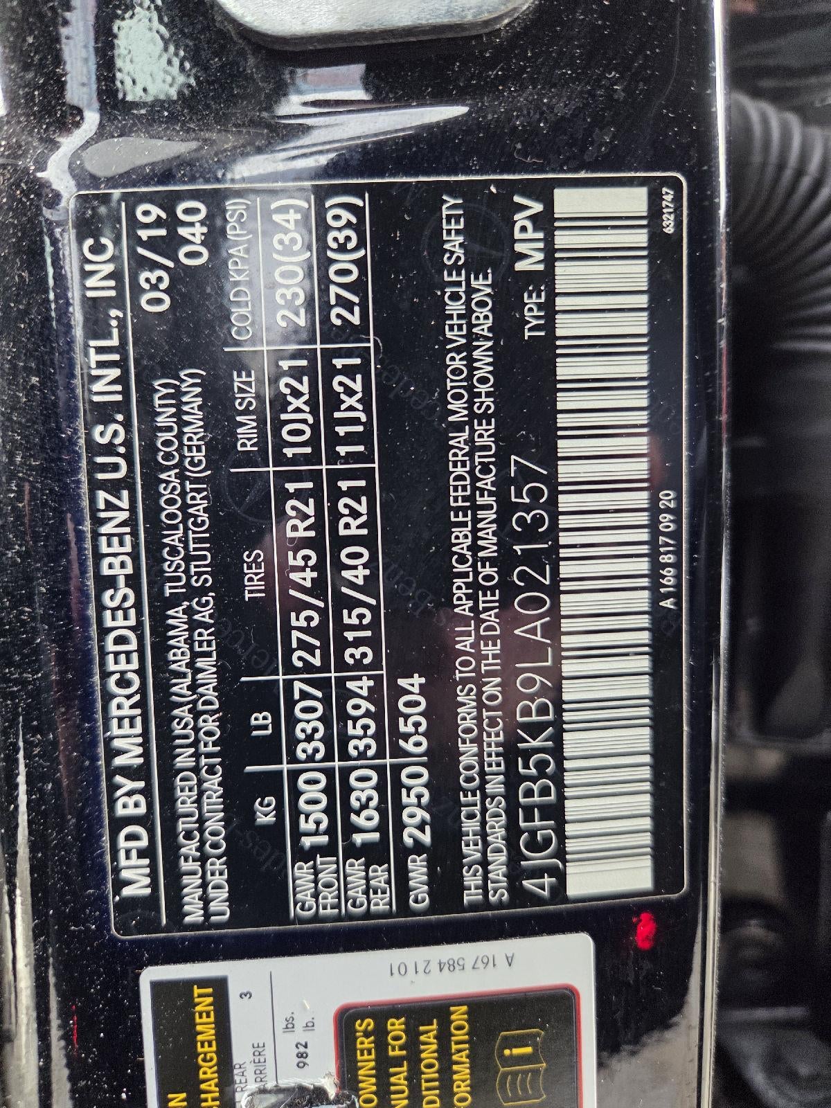 2020 Mercedes-Benz GLE 450 4MATIC®