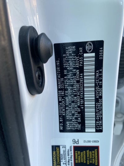 2016 Toyota Camry XSE
