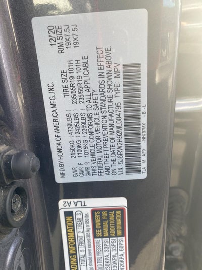 2021 Honda CR-V AWD Touring