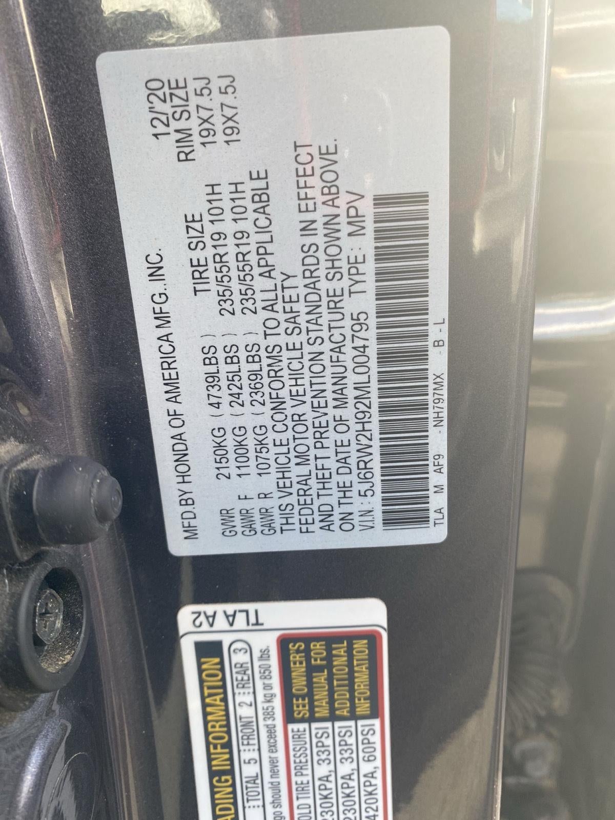 2021 Honda CR-V AWD Touring