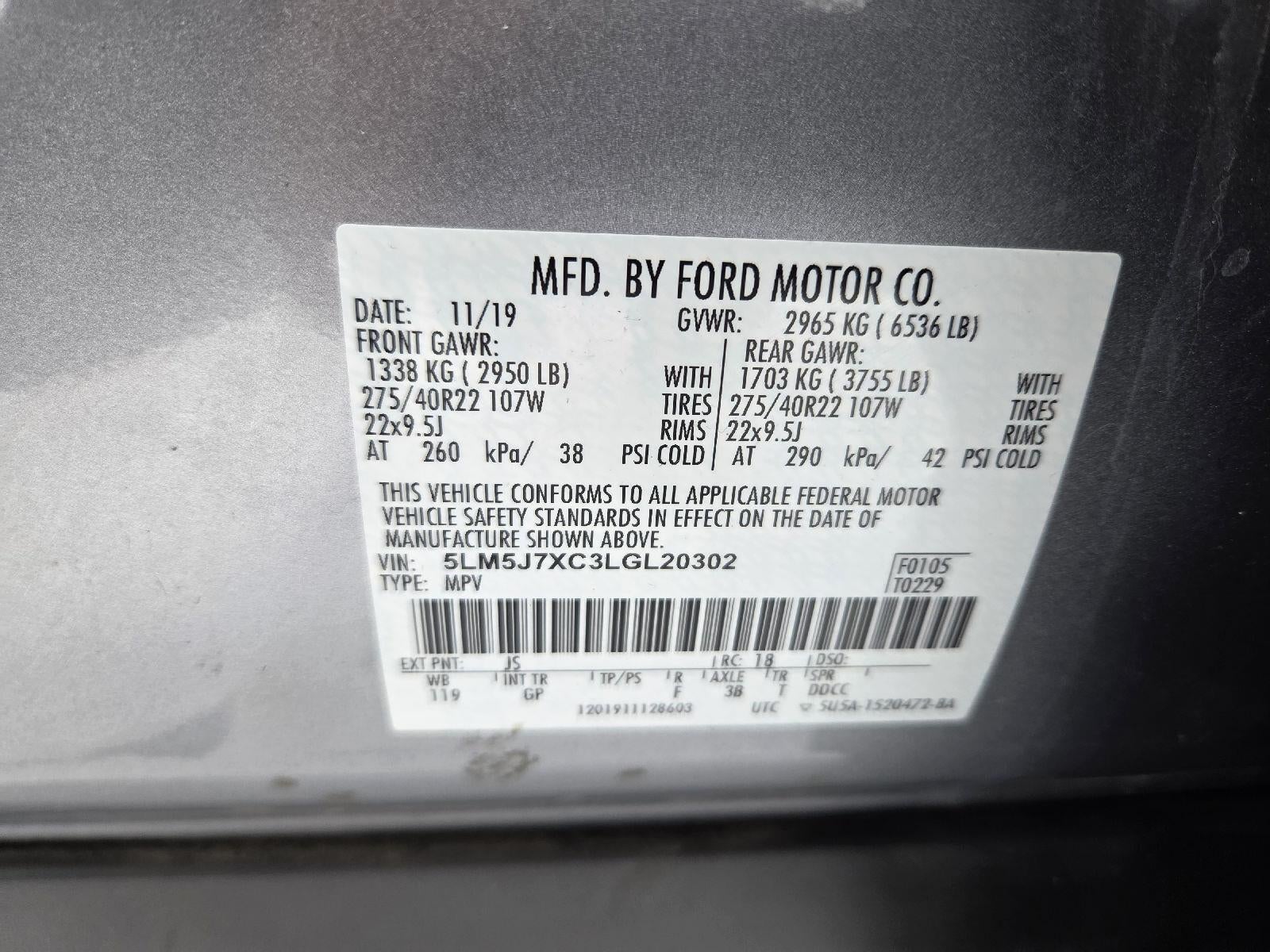 2020 Lincoln Aviator Reserve