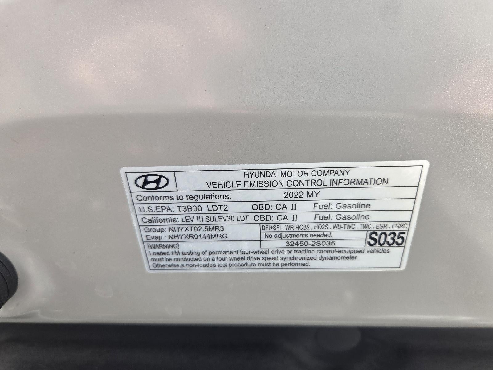 2022 Hyundai Santa Fe SEL