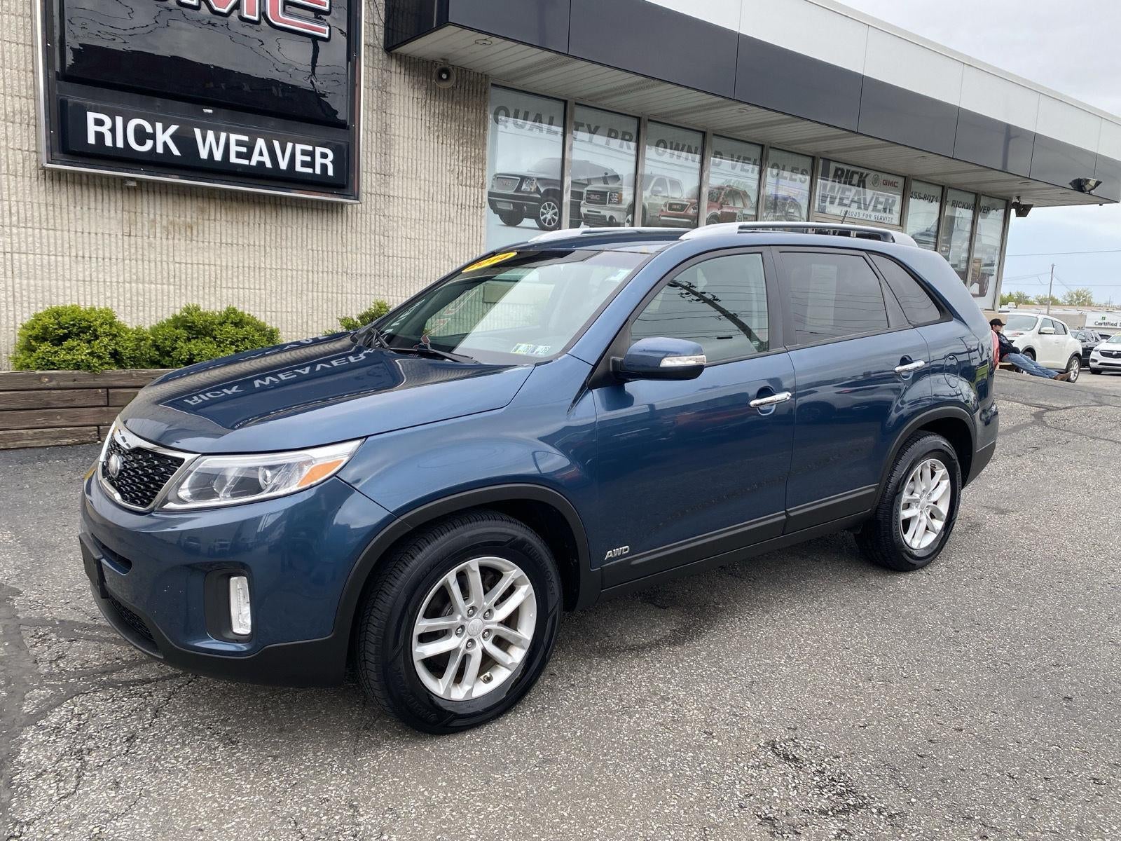 Used 2014 Kia Sorento LX with VIN 5XYKTDA71EG462278 for sale in Erie, PA