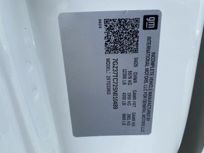 2025 GMC Savana Cutaway 3500 1WT