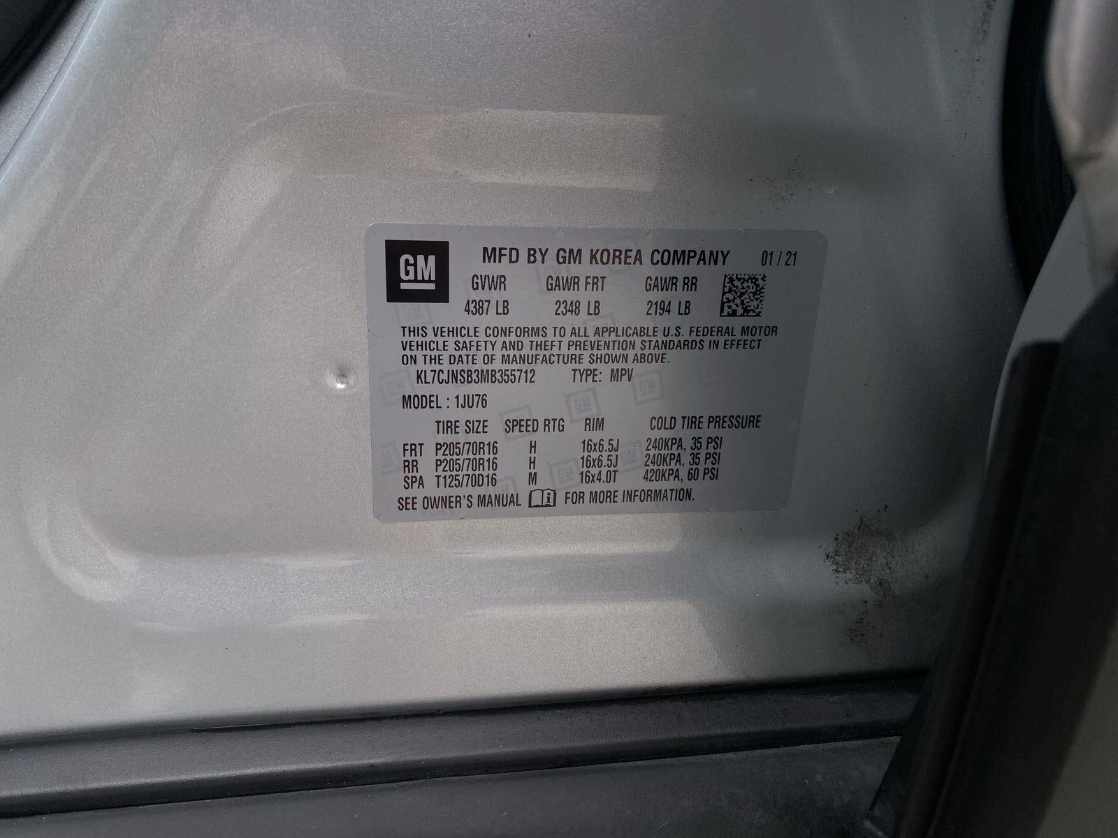 2021 Chevrolet Trax LS